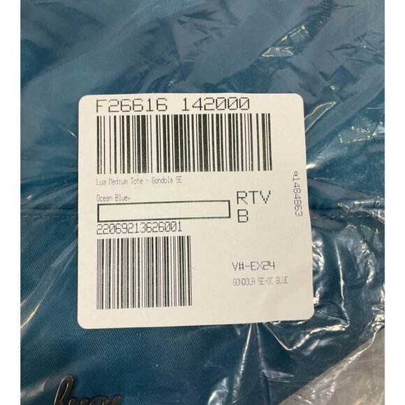 Lug Gondola SE Medium Tote Bag - Ocean Blue, Unisex, Zipper Closure, Brand New - Picture 2 of 8